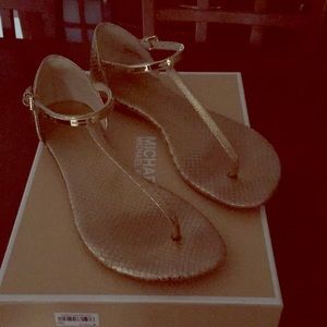 Michael Kors leather sandals